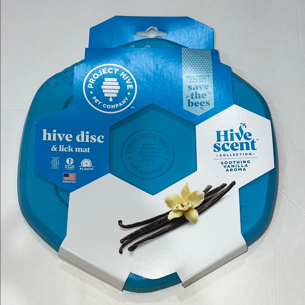 Blue Hive Disc & Lick Mat
